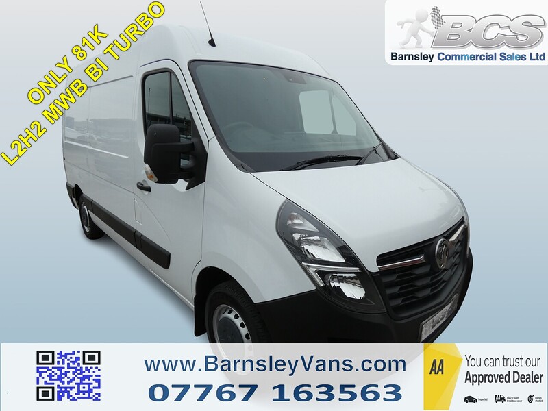Vauxhall 2021 21 VAUXHALL MOVANO L2H2 MWB 2.3CDTI BITURBO EDITION ONLY 81K