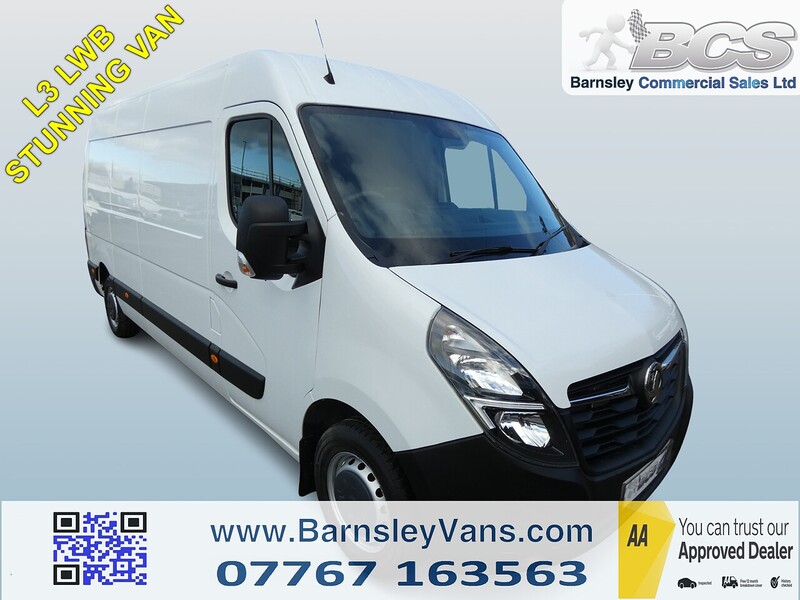 Vauxhall 2021 21 VAUXHALL MOVANO 2.3 CDTI BITURBO EDITION L3H2 LWB EURO 6 ONLY 54K