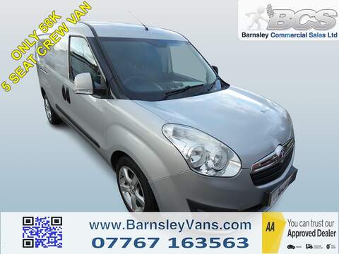 2017 66 VAUXHALL COMBO L2H1 1.6 CDTI 5 SEAT CREW VAN SPORTIVE ONLY 58K