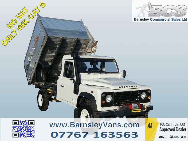 Land Rover 2010 59 LAND ROVER DEFENDER 130 HIGH SIDED TIPPER ONLY 66K CAT S REPAIRED
