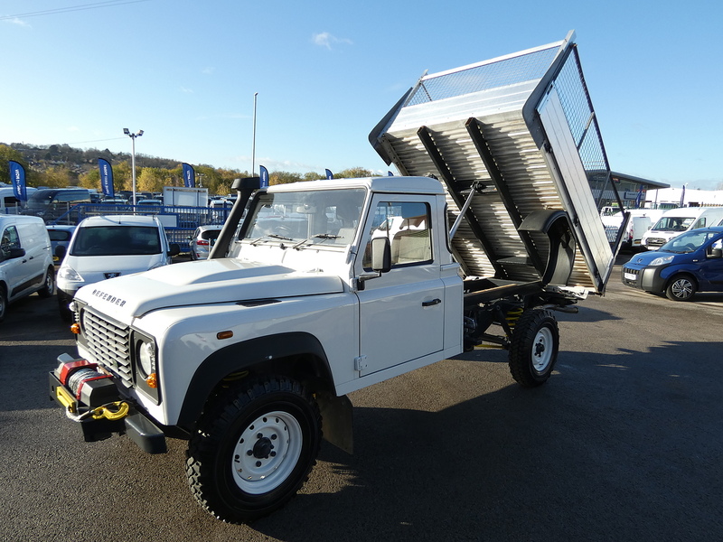 Land Rover 2010 59 LAND ROVER DEFENDER 130 HIGH SIDED TIPPER ONLY 66K CAT S REPAIRED
