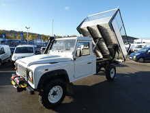 2010 59 LAND ROVER DEFENDER 130 HIGH SIDED TIPPER ONLY 66K CAT S REPAIRED