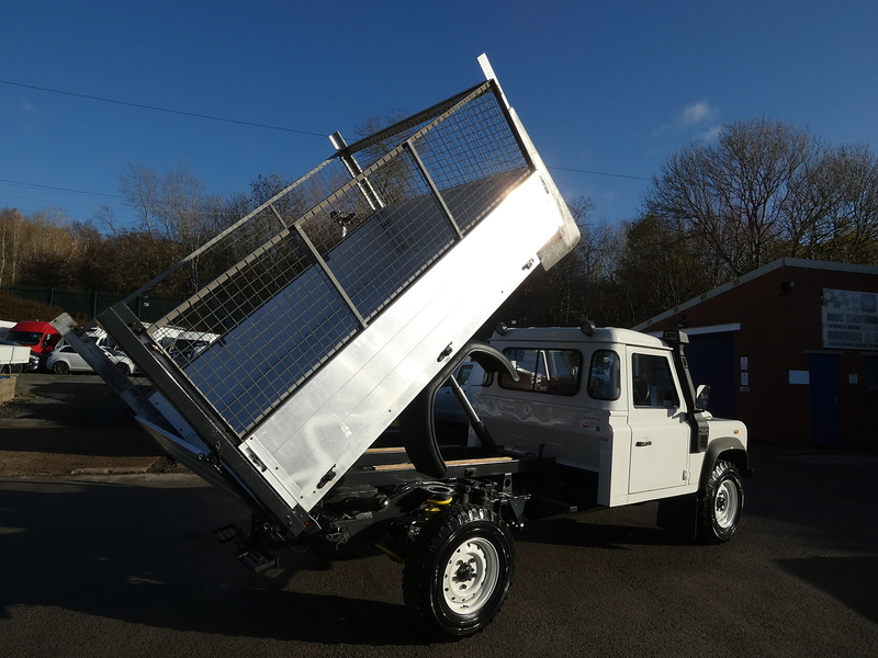 Land Rover 2010 59 LAND ROVER DEFENDER 130 HIGH SIDED TIPPER ONLY 66K CAT S REPAIRED
