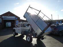 2010 59 LAND ROVER DEFENDER 130 HIGH SIDED TIPPER ONLY 66K CAT S REPAIRED