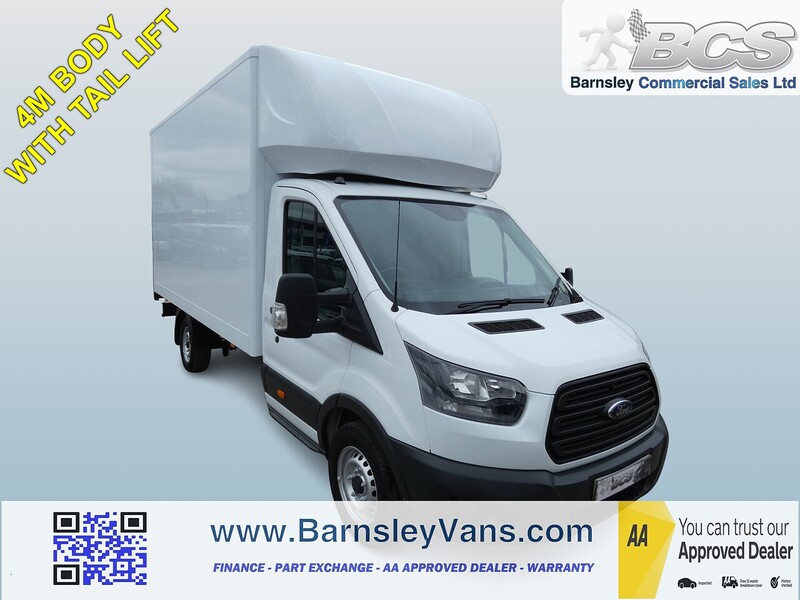 Ford 2019 19 FORD TRANSIT T350 LUTON 4M BOX VAN WITH TAIL LIFT