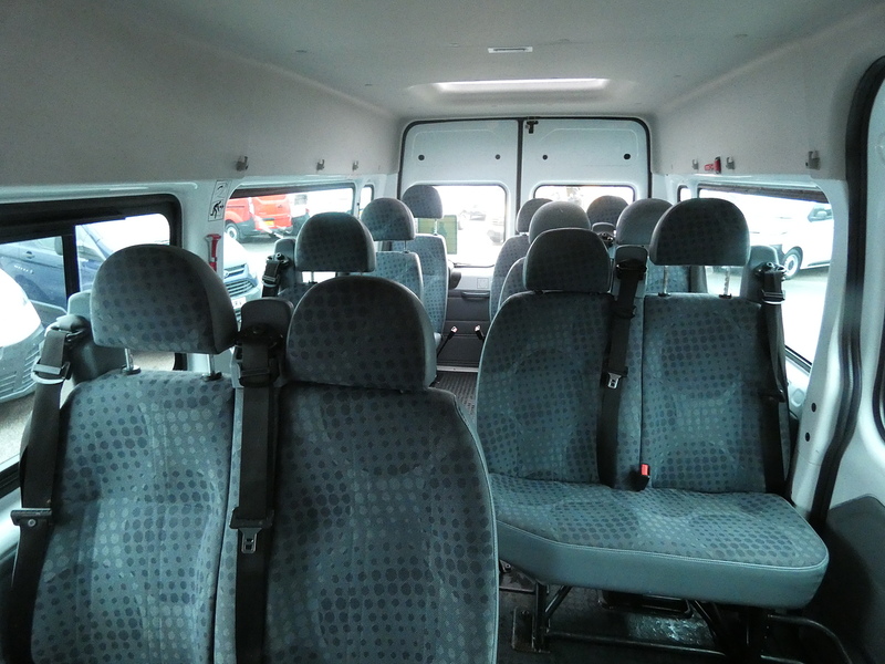 Ford 2013 13 FORD TRANSIT 2.2TDCI T350 14 SEATER MINIBUS STANDARD LICENSE EX COUNCIL