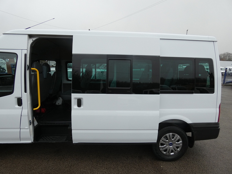 Ford 2013 13 FORD TRANSIT 2.2TDCI T350 14 SEATER MINIBUS STANDARD LICENSE EX COUNCIL