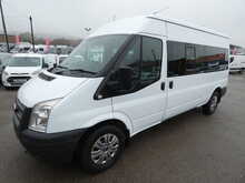 2013 13 FORD TRANSIT 2.2TDCI T350 14 SEATER MINIBUS STANDARD LICENSE EX COUNCIL