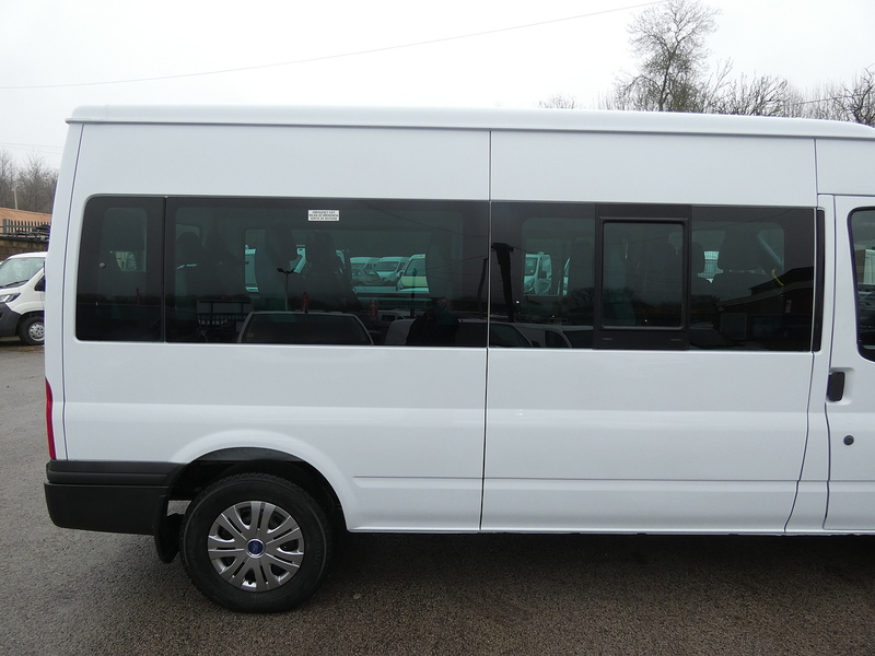Ford 2013 13 FORD TRANSIT 2.2TDCI T350 14 SEATER MINIBUS STANDARD LICENSE EX COUNCIL