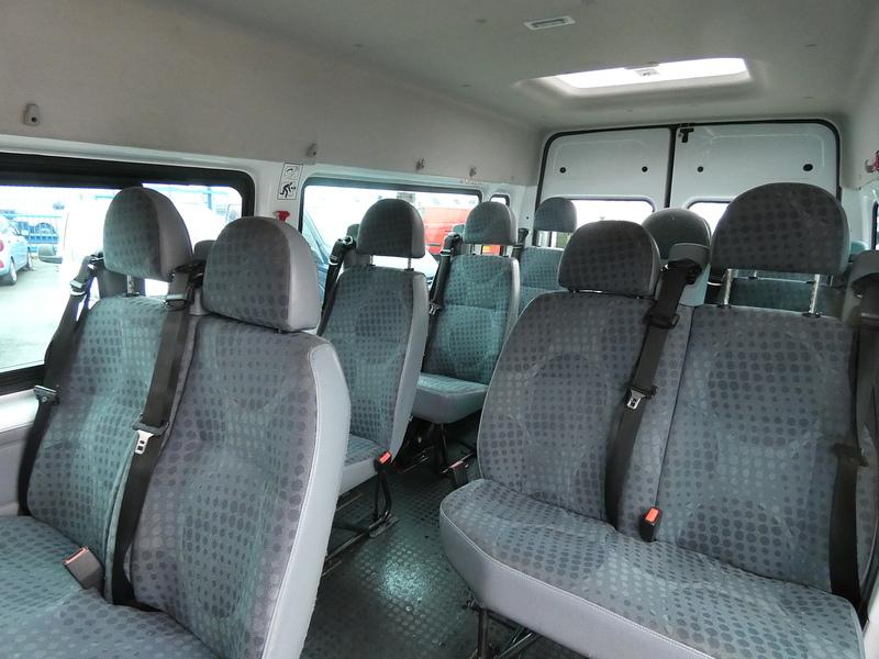 Ford 2013 13 FORD TRANSIT 2.2TDCI T350 14 SEATER MINIBUS STANDARD LICENSE EX COUNCIL