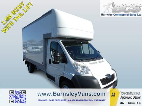 2014 14 PEUGEOT BOXER 2.2HDI 335 LUTON WITH TAIL LIFT 3.8M BODY ONLY 94K