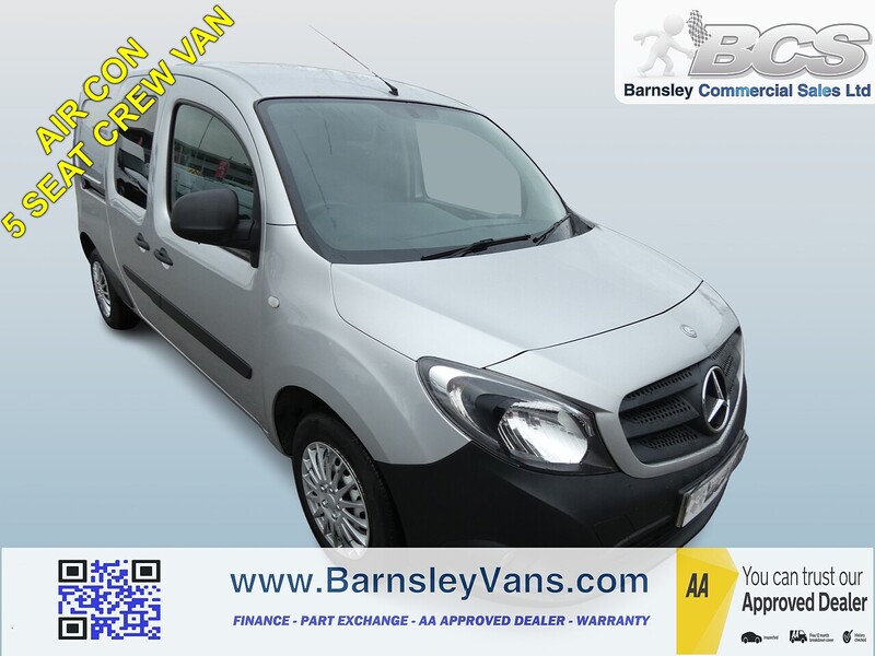 Mercedes-Benz 2018 68 MERCEDES CITAN 111 1.5DCI DOUBLE CAB CREW VAN 5 SEATER