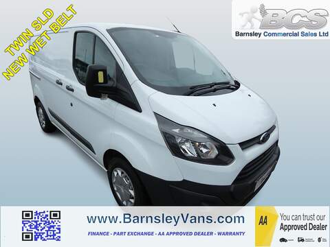 2017 17 FORD TRANSIT CUSTOM 2.0 TDCI SWB L1H1 WITH TWIN SLD