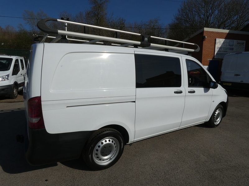 Mercedes-Benz 2018 68 MERCEDES VITO 111CDI 1.6 115PS LWB TWIN SL NO VAT