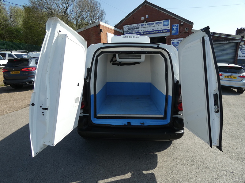 Peugeot 2016 65 PEUGEOT PARTNER 1.6HDI 850 FREEZER VAN ONLY 57K EX COUNCIL