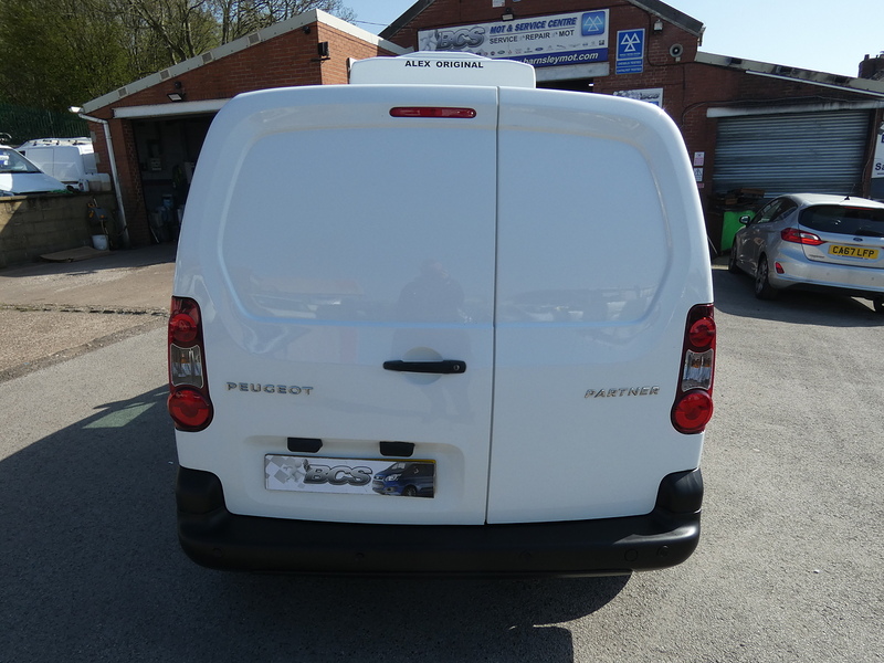 Peugeot 2016 65 PEUGEOT PARTNER 1.6HDI 850 FREEZER VAN ONLY 57K EX COUNCIL