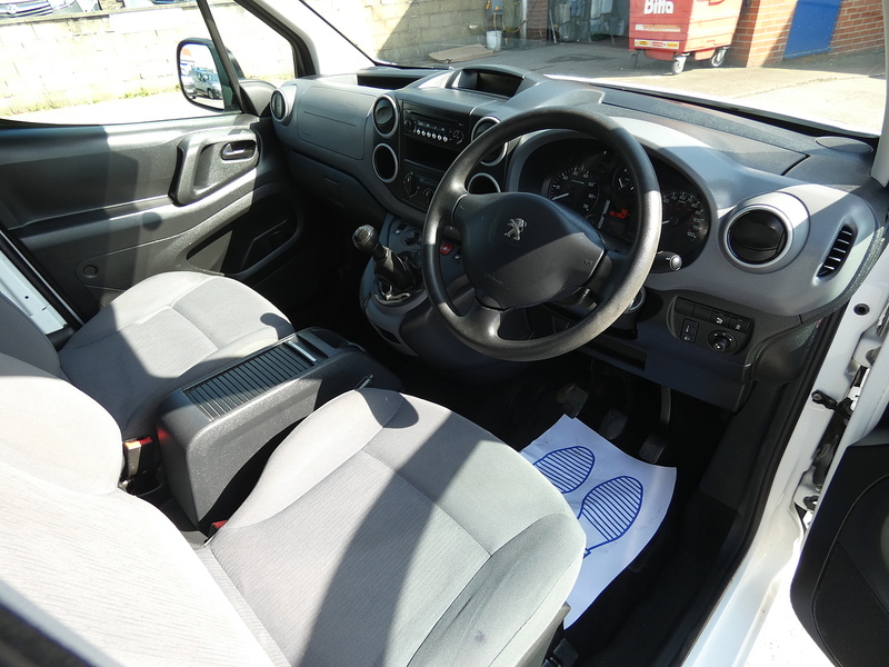 Peugeot 2016 65 PEUGEOT PARTNER 1.6HDI 850 FREEZER VAN ONLY 57K EX COUNCIL