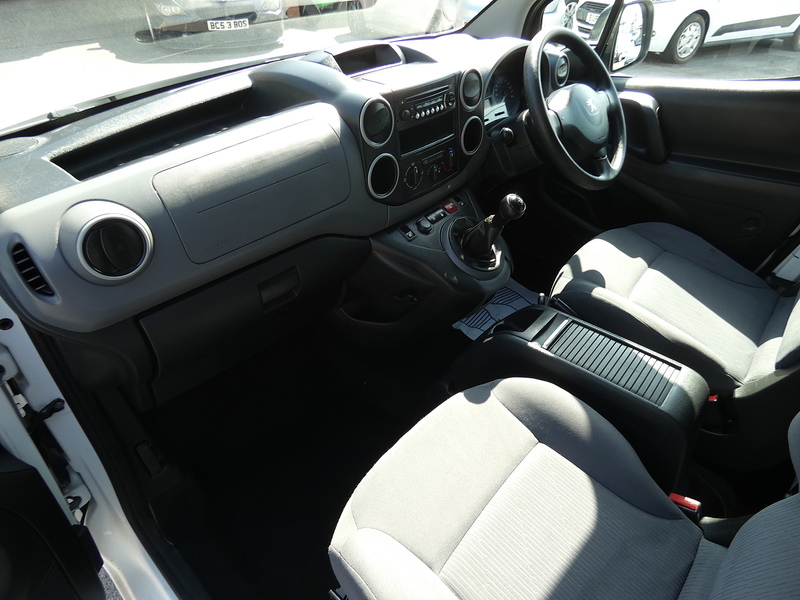 Peugeot 2016 65 PEUGEOT PARTNER 1.6HDI 850 FREEZER VAN ONLY 57K EX COUNCIL