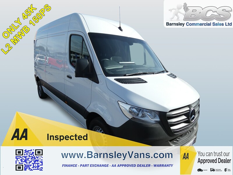 Mercedes-Benz 2022 22 MERCEDES SPRINTER 315 2.0 CDI PROGRESSIVE L2H2 MWB MED ROOF ONLY 45K
