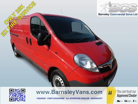 2014 14 VAUXHALL VIVARO 2.0CDTI LWB ONLY 24K EX FIRE AND RESCUE DAY VAN