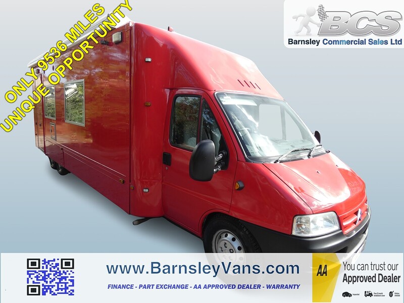 Citroen 2007 07 CITROEN RELAY 2.8HDI UNIQUE CONVERSION EX TFL MEGA LOW MILES IDEAL SHOP
