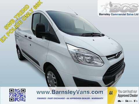 2017 17 FORD TRANSIT CUSTOM 2.0TDCI 310 TREND L1H1 SWB ONLY 65K FSH EX POLICE