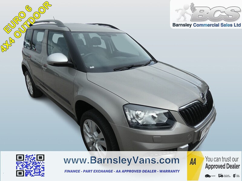 Skoda 2016 66 SKODA YETI 2.0TDI SE L OUTDOOR 4WD EURO 6 150PS ONLY 72K