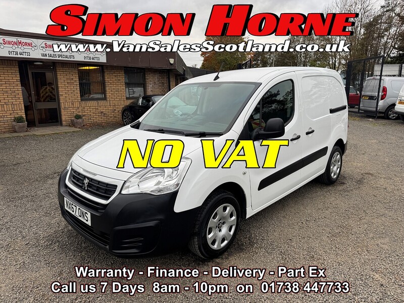 Peugeot Partner 1.6 BlueHDi 854 Professional Panel Van 5dr Diesel Manual L1 (112 g/km, 97.64 bhp) - U3216