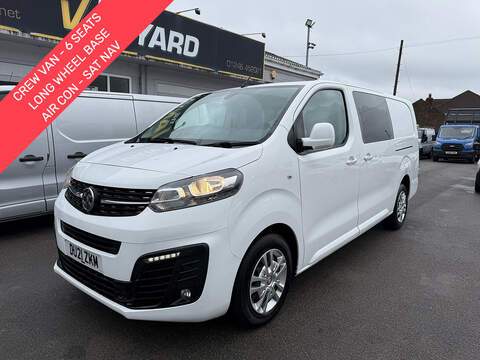 2.0 Turbo D 3100 Sportive Crew Van Double Cab 6 SEAT LWB AIR CON SAT NAV L2 H1 Euro 6 (s/s) (120 ps) 2.0 5dr Combi Van Manual Diesel