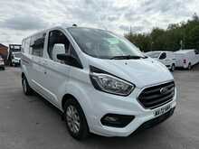 Ford Transit Custom 2.0 300 EcoBlue Limited Crew LWB AIR CON Van Double Cab 5dr Diesel Manual L2 H1 Euro 6 (130 ps)