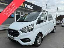 Ford Transit Custom 2.0 300 EcoBlue Limited Crew LWB AIR CON Van Double Cab 5dr Diesel Manual L2 H1 Euro 6 (130 ps)
