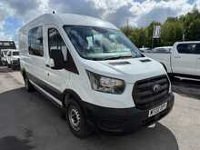 Ford Transit 2.0 350 EcoBlue Leader Crew Van AIR CON 6 SEAT Double Cab 6dr Diesel Manual RWD L3 H2 (130 ps)