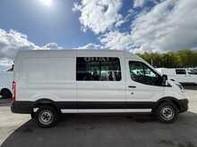 Ford Transit 2.0 350 EcoBlue Leader Crew Van AIR CON 6 SEAT Double Cab 6dr Diesel Manual RWD L3 H2 (130 ps)