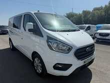 Ford Transit Custom 2.0 300 EcoBlue Limited Crew Van LWB AIR CON Double Cab 5dr Diesel Manual L2 H1 (130 ps)