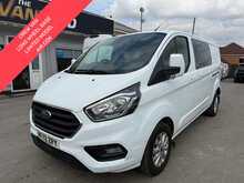 Ford Transit Custom 2.0 300 EcoBlue Limited Crew Van LWB Double Cab 5dr Diesel Manual L2 H1 Euro 6 (s/s) (130 ps)