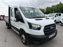 Ford Transit 2.0 350 EcoBlue DOUBLE CAB DROPSIDE AIR CON 4dr Diesel Manual RWD L3 Euro 6 (s/s) (130 ps)