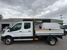Ford Transit 2.0 350 EcoBlue DOUBLE CAB DROPSIDE AIR CON 4dr Diesel Manual RWD L3 Euro 6 (s/s) (130 ps)