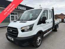 Ford Transit 2.0 350 EcoBlue DOUBLE CAB DROPSIDE AIR CON 4dr Diesel Manual RWD L3 Euro 6 (s/s) (130 ps)