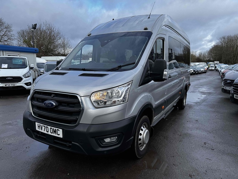 Ford 2.0 460 EcoBlue Leader Minibus Double Cab 5dr Diesel Manual RWD L4 High Roof Euro 6 (s/s) (17 Seat, DRW) (130 ps) Minibus Manual Diesel