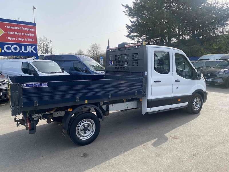 Ford 2.0 350 EcoBlue Leader Tipper Double Cab 4dr Diesel Manual FWD L3 Euro 6 (s/s) (3-Way, 1-Stop) (130 ps)