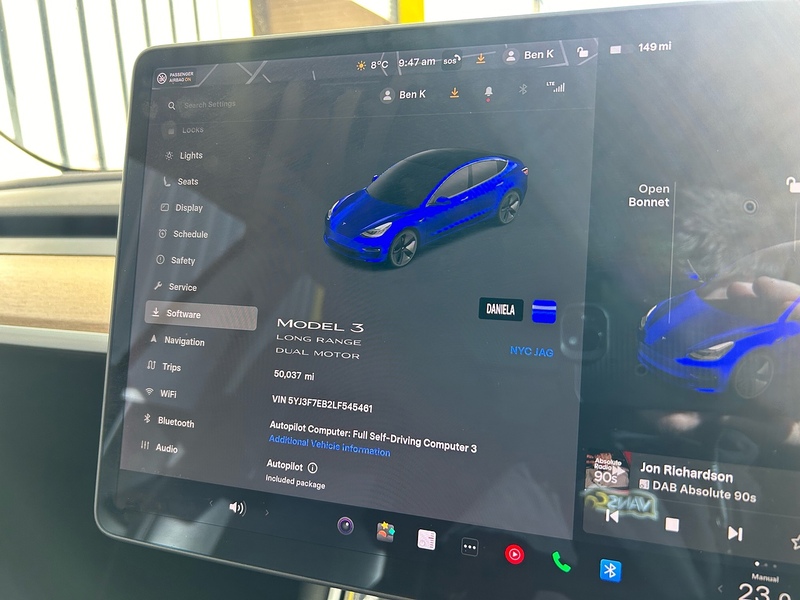 Tesla (Dual Motor) Long Range Saloon 4dr Electric Auto 4WDE (346 ps)