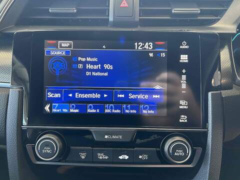 Honda Civic 1.0 VTEC Turbo SR Hatchback 5dr Petrol Manual Euro 6 (s/s) (126 ps) - U10319