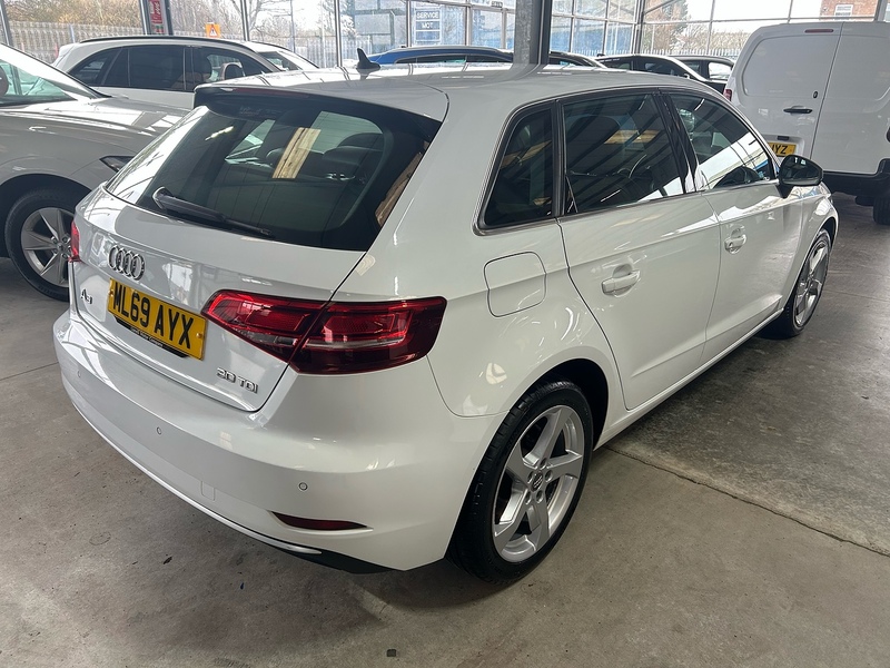 Audi A3 1.6 TDI 30 Sport Sportback 5dr Diesel Manual Euro 6 (s/s) (116 ps) - U10767
