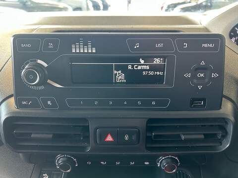 Peugeot Partner 1.5 BlueHDi 1000 Grip Standard Panel Van 5dr Diesel Manual SWB Euro 6 (s/s) (100 bhp) - U10891