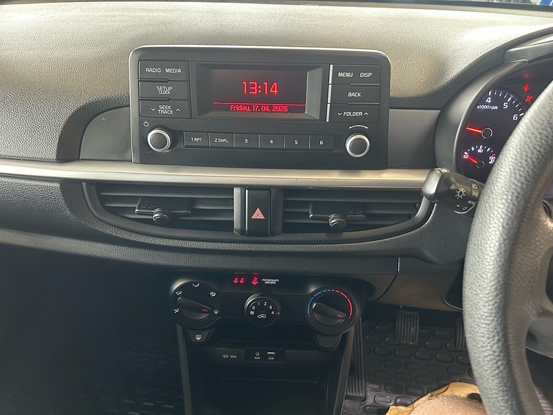 Kia Picanto 1.0 1 Hatchback 5dr Petrol Manual Euro 6 (s/s) (66 bhp) - U10920