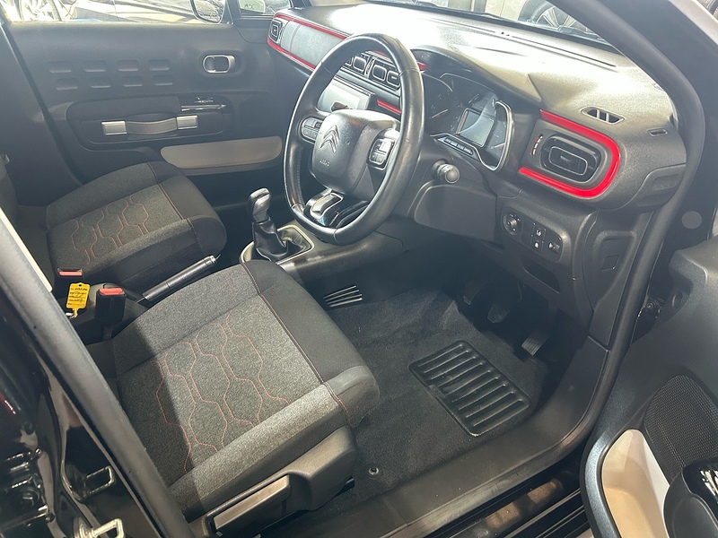 Citroen C3 1.2 PureTech Flair Plus Hatchback 5dr Petrol Manual Euro 6 (s/s) (83 ps) - U10996