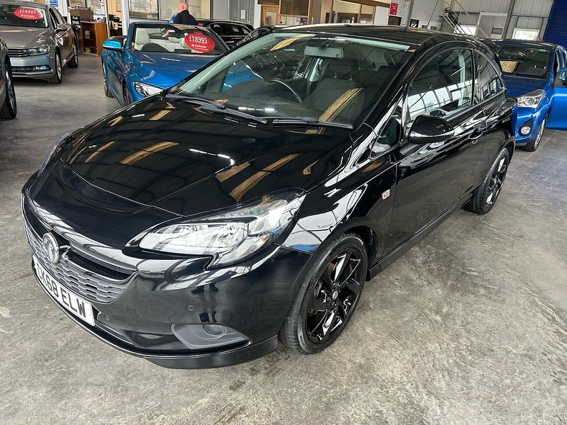 Vauxhall Corsa 1.4i ecoTEC SRi VX Line Nav Black Hatchback 3dr Petrol Manual Euro 6 (90 ps) - U11040