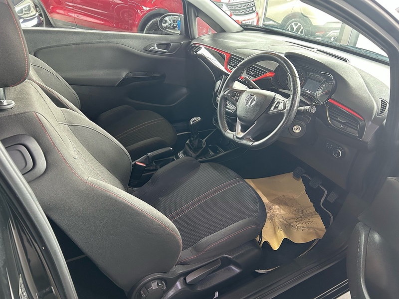 Vauxhall Corsa 1.4i ecoTEC SRi VX Line Nav Black Hatchback 3dr Petrol Manual Euro 6 (90 ps) - U11040
