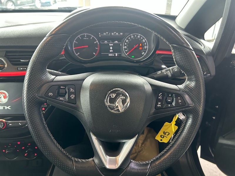 Vauxhall Corsa 1.4i ecoTEC SRi VX Line Nav Black Hatchback 3dr Petrol Manual Euro 6 (90 ps) - U11040