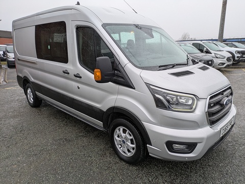 Ford 2.0 350 EcoBlue Limited Crew Van Double Cab 6dr Diesel Manual RWD L3 H2 Euro 6 (s/s) (185 ps)
